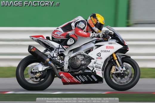 2010-06-26 Misano 0301 Rio - Superstock 1000 - Free Practice - Michal Salac - Aprilia RSV4 1000